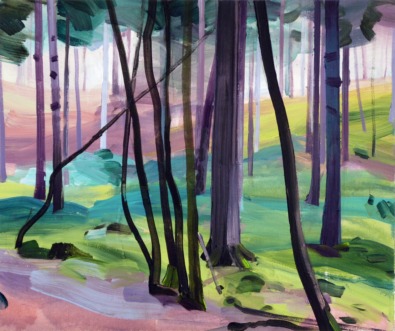 Forêt 26, 2017 (कैनवास पर एक्रिलिक) द्वारा ओलिवियर मोरेल