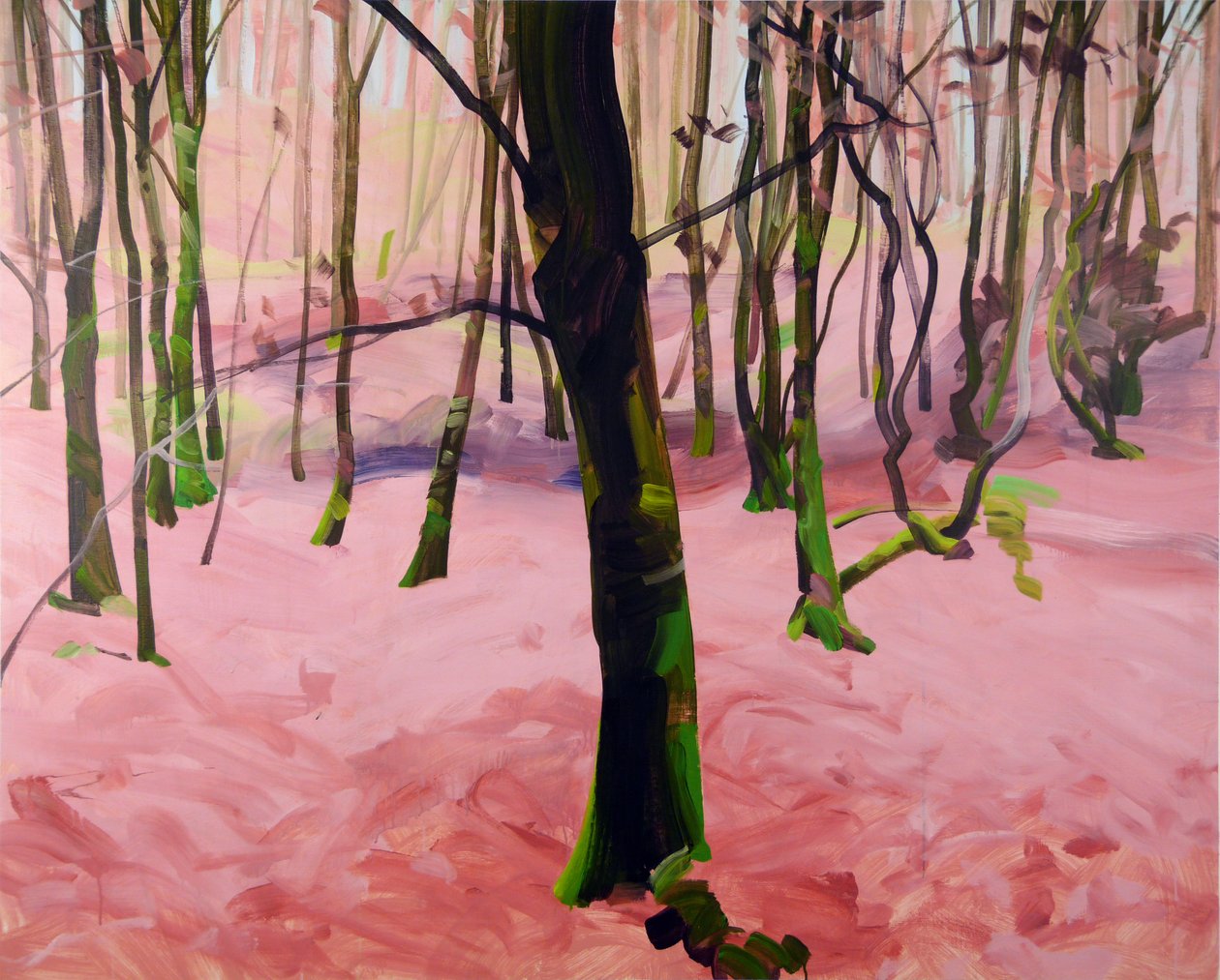 Forêt 29, 2017 (कैनवास पर एक्रिलिक) द्वारा ओलिवियर मोरेल