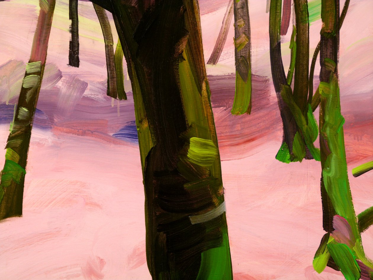 Forêt 29, विस्तार, 2017 (कैनवास पर एक्रिलिक) द्वारा ओलिवियर मोरेल