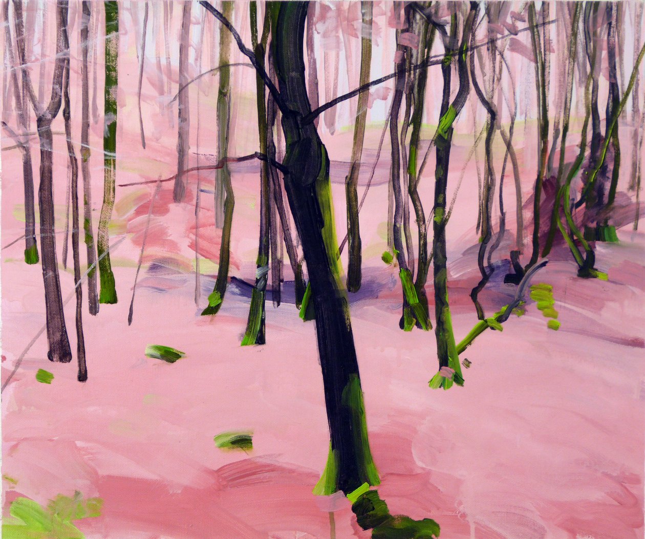 Forêt 30, 2017 (कैनवास पर एक्रिलिक) द्वारा ओलिवियर मोरेल