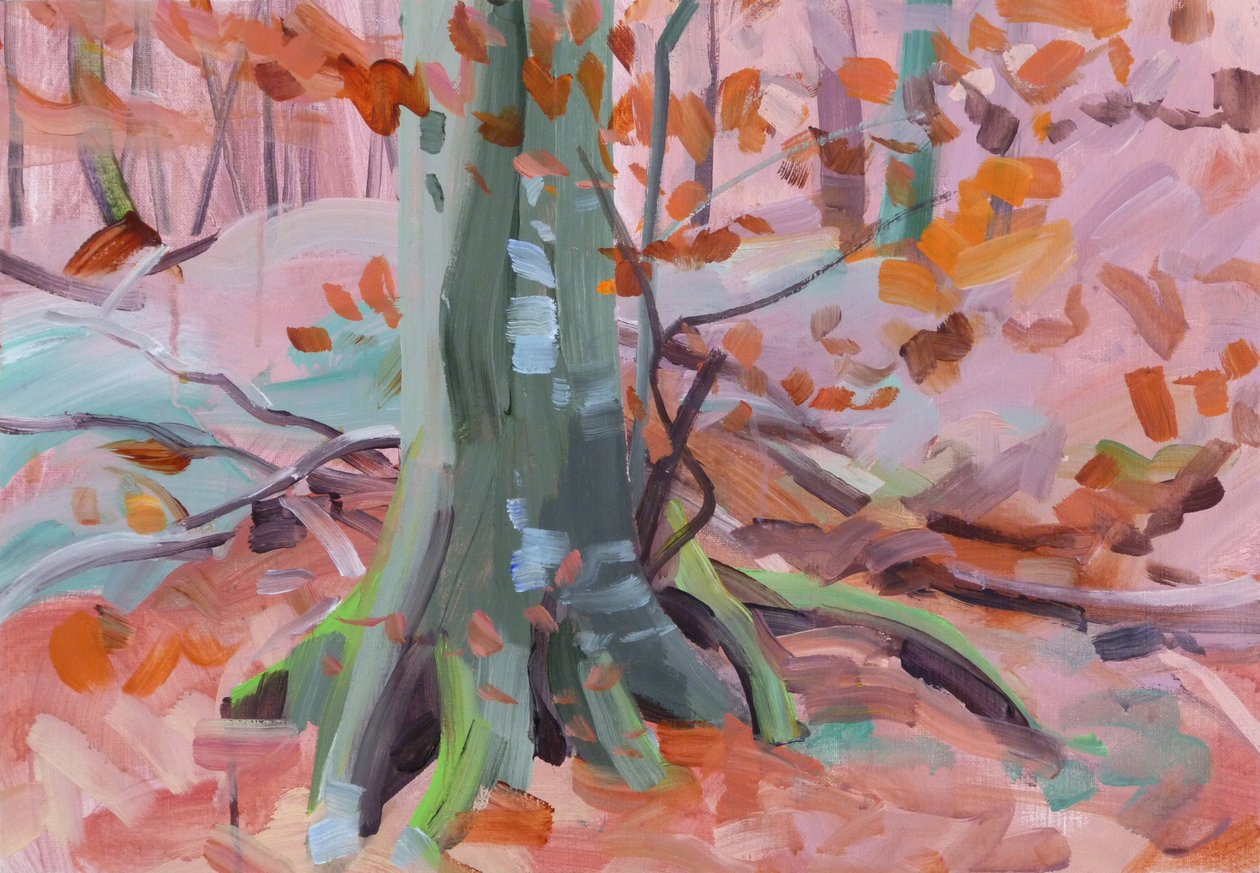 Forêt 32, 2018 (कैनवास पर एक्रिलिक) द्वारा ओलिवियर मोरेल