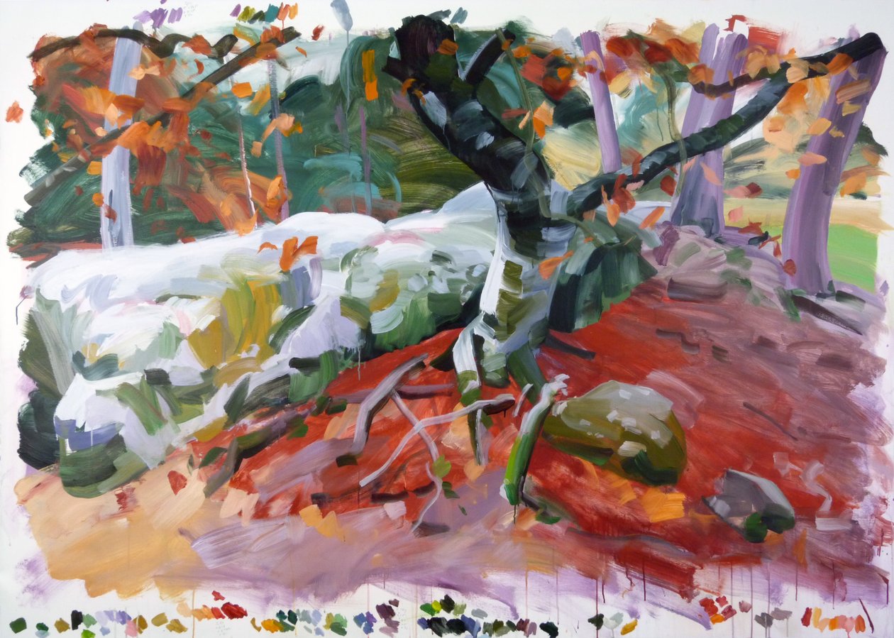 Forêt 36, 2018 (कैनवास पर एक्रिलिक) द्वारा ओलिवियर मोरेल