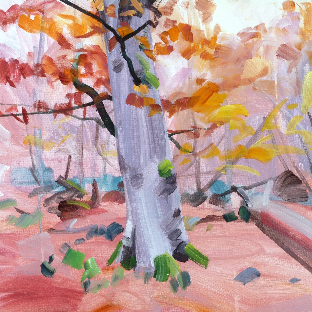 Forêt 37, 2018 (कैनवास पर एक्रिलिक) द्वारा ओलिवियर मोरेल