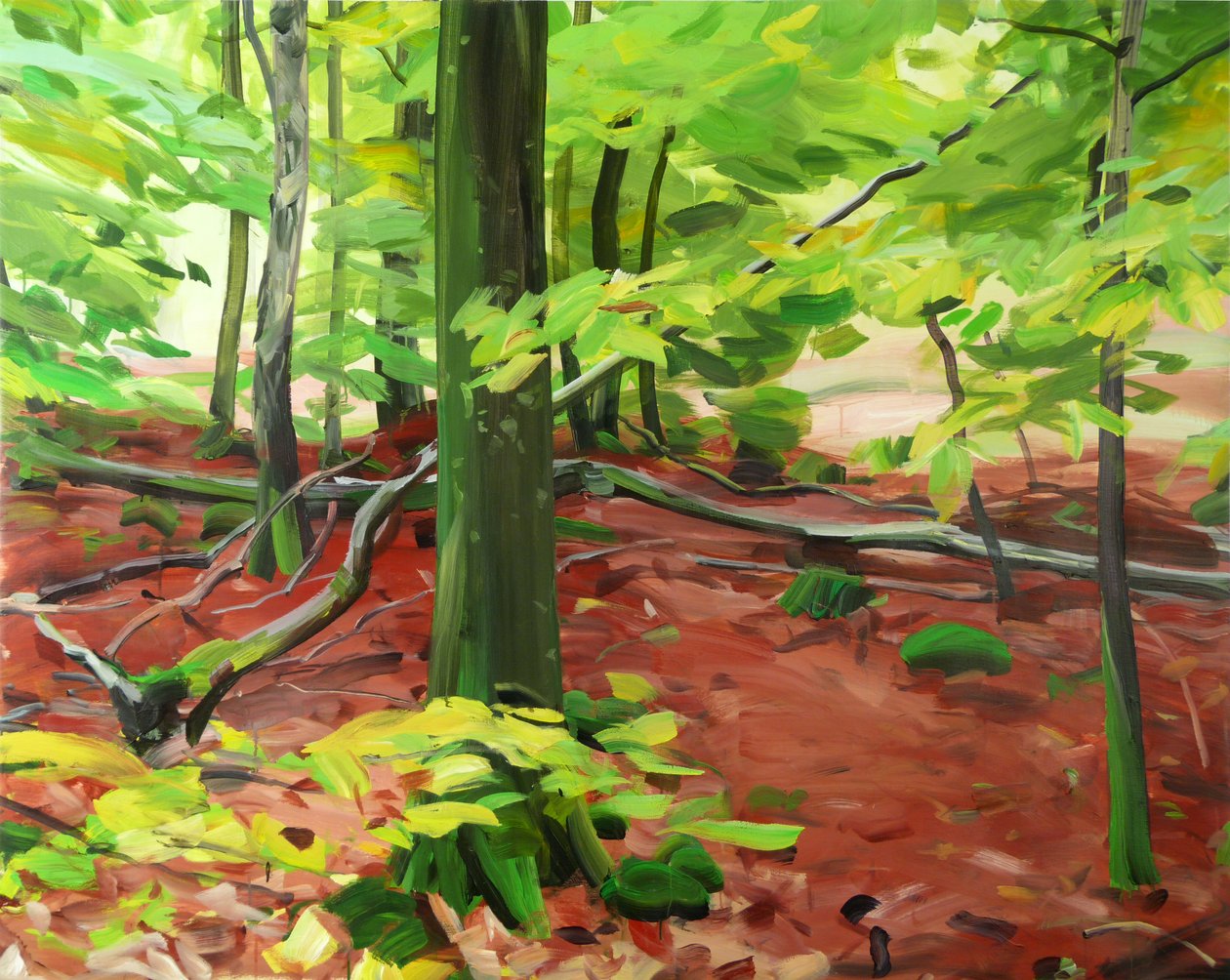Forêt 5, 2015 (कैनवास पर एक्रिलिक) द्वारा ओलिवियर मोरेल
