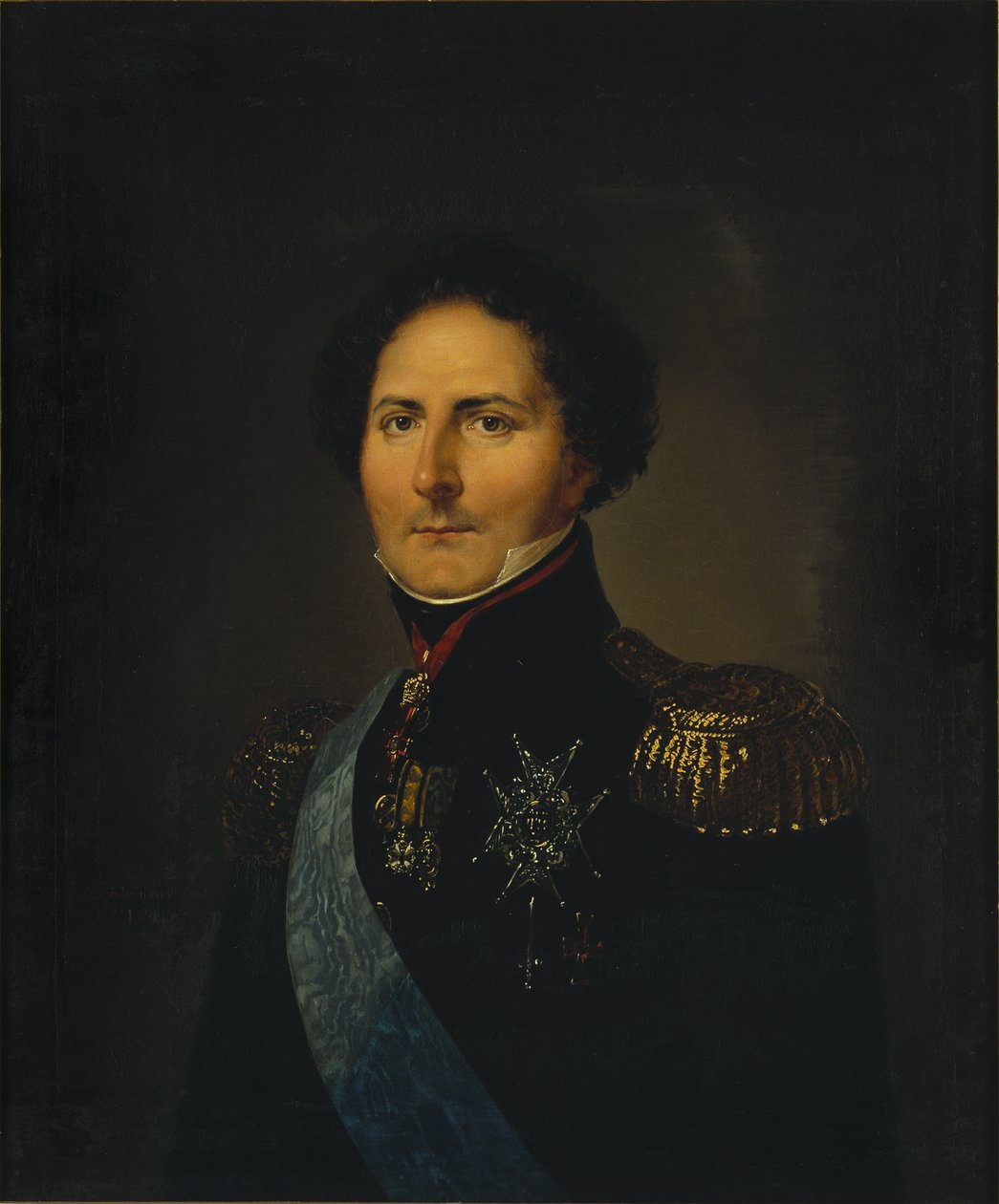 चार्ल्स XIV जॉन 1763-1844, स्वीडन के राजा, 1831 का पोर्ट्रेट। द्वारा ओलोफ जोहान सोडरमार्क