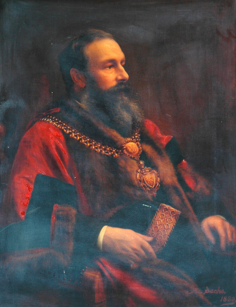 सर एंगस होल्डन, 1880 द्वारा ऑस्कर अल्बर्ट लियोपोल्ड सैक्स