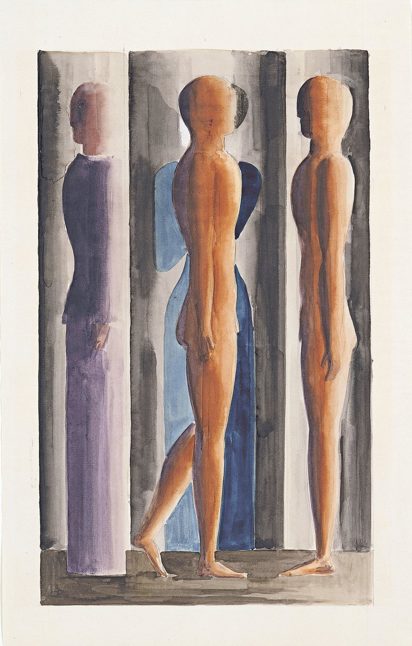 गठन। त्रि-विभाजन, 1926 द्वारा ऑस्कर श्लेमर