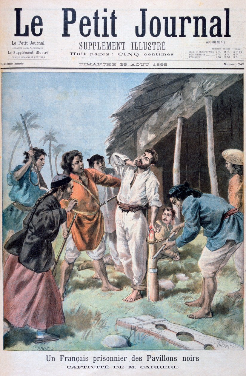 एक फ्रांसीसी बंदी, टोनकिन, वियतनाम, 1895 द्वारा ओसवाल्डो टोफानी