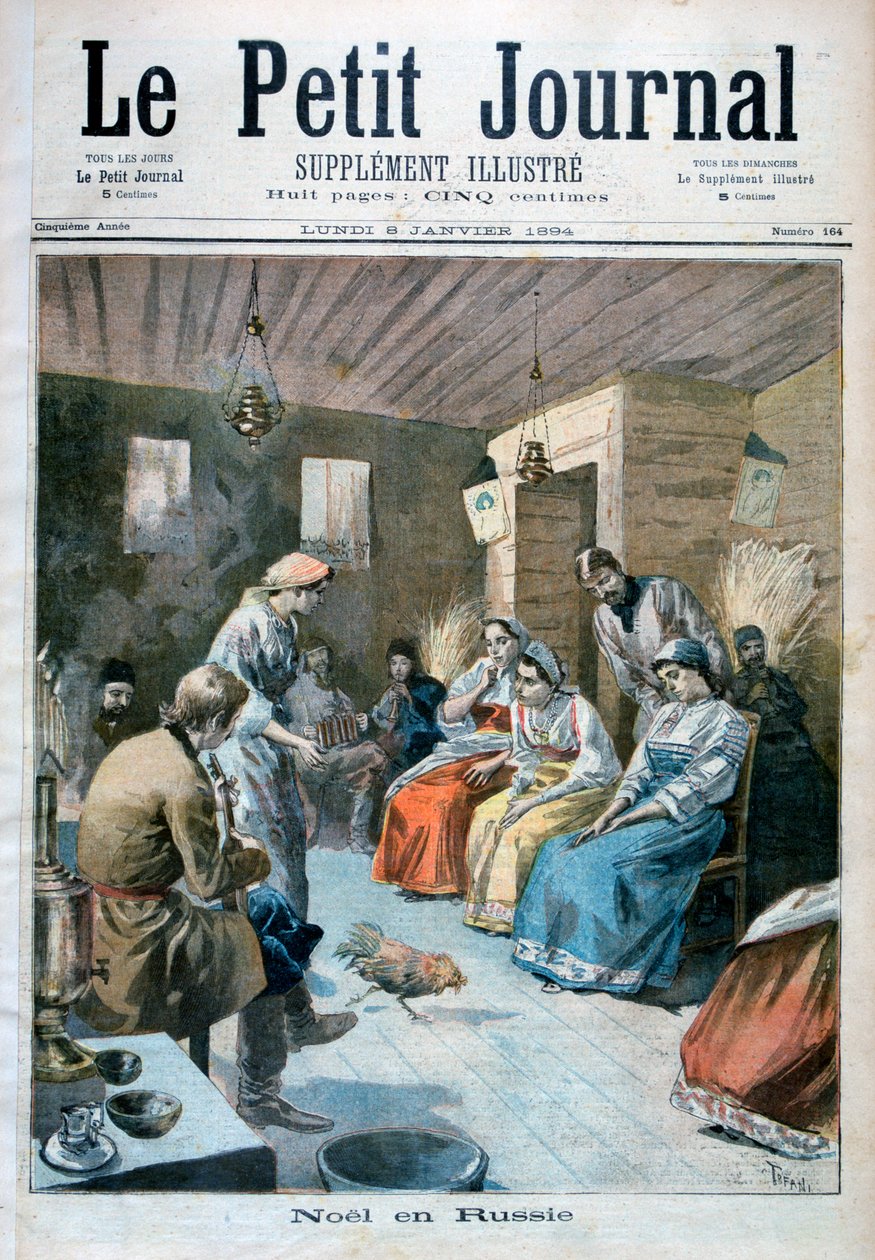 रूस में क्रिसमस, 1893 1894 द्वारा ओसवाल्डो टोफानी