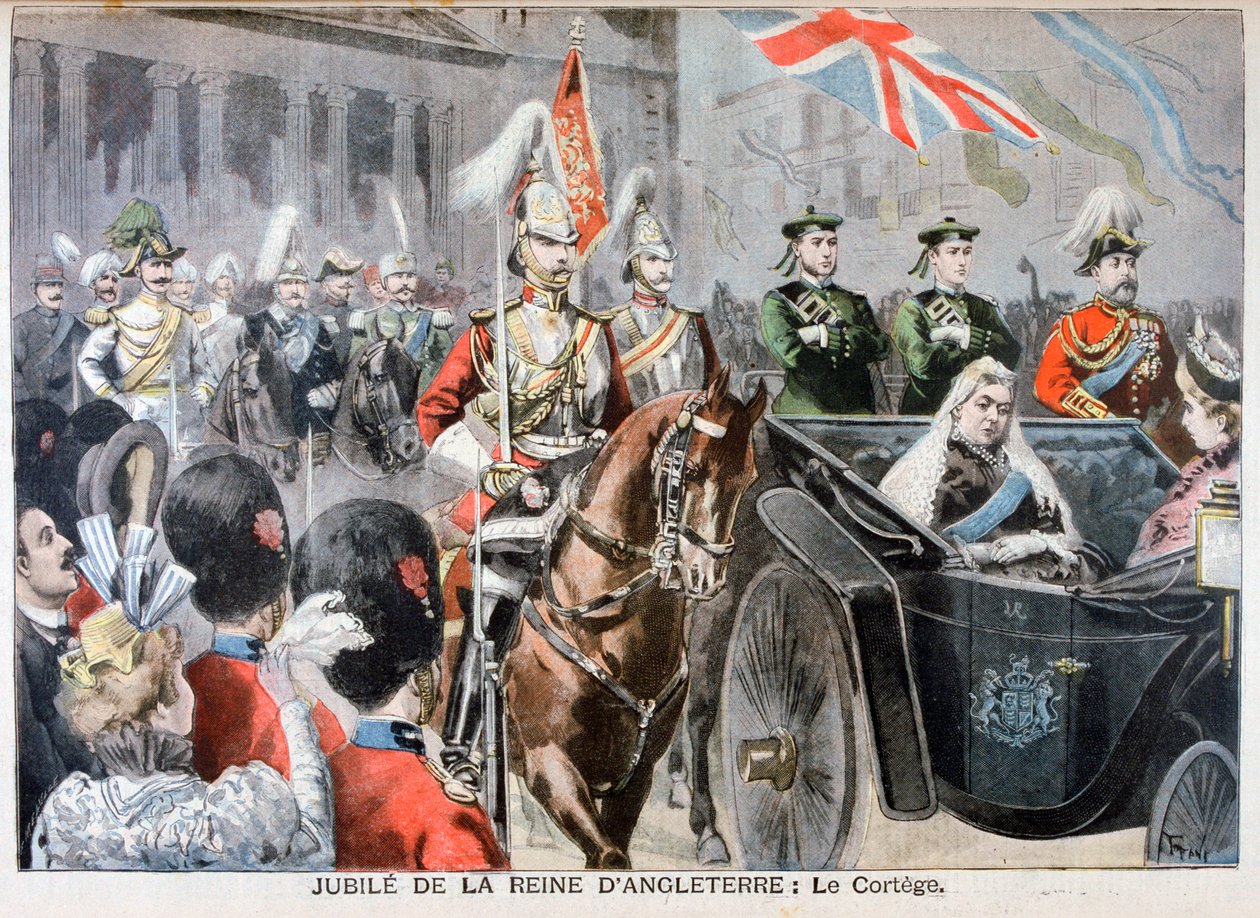 बारात, रानी विक्टोरिया की डायमंड जुबली, 1897 द्वारा ओसवाल्डो टोफानी