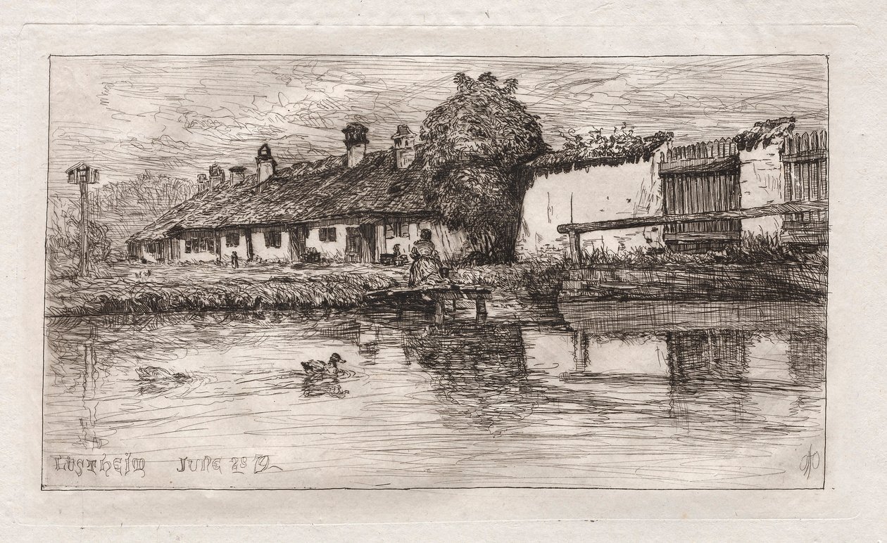लस्टहाइम, 1879। द्वारा ओटो एच. बाचेर