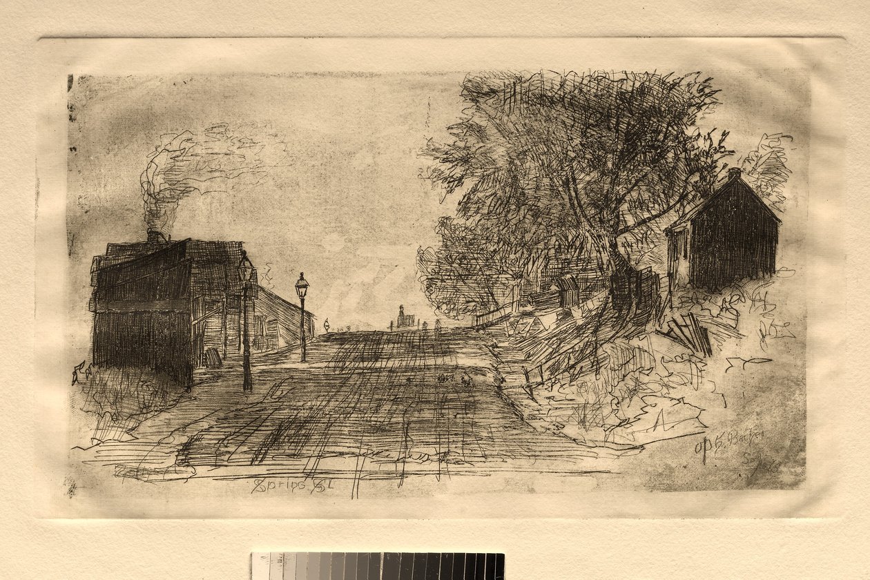 स्प्रिंग स्ट्रीट, सितंबर 1878, 1878। द्वारा ओटो एच. बाचेर