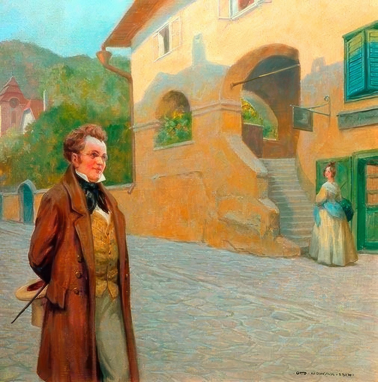 लोअर ऑस्ट्रियाई डी के माध्यम से टहलने पर Schubert द्वारा ओटो रॉबर्ट नोवाक
