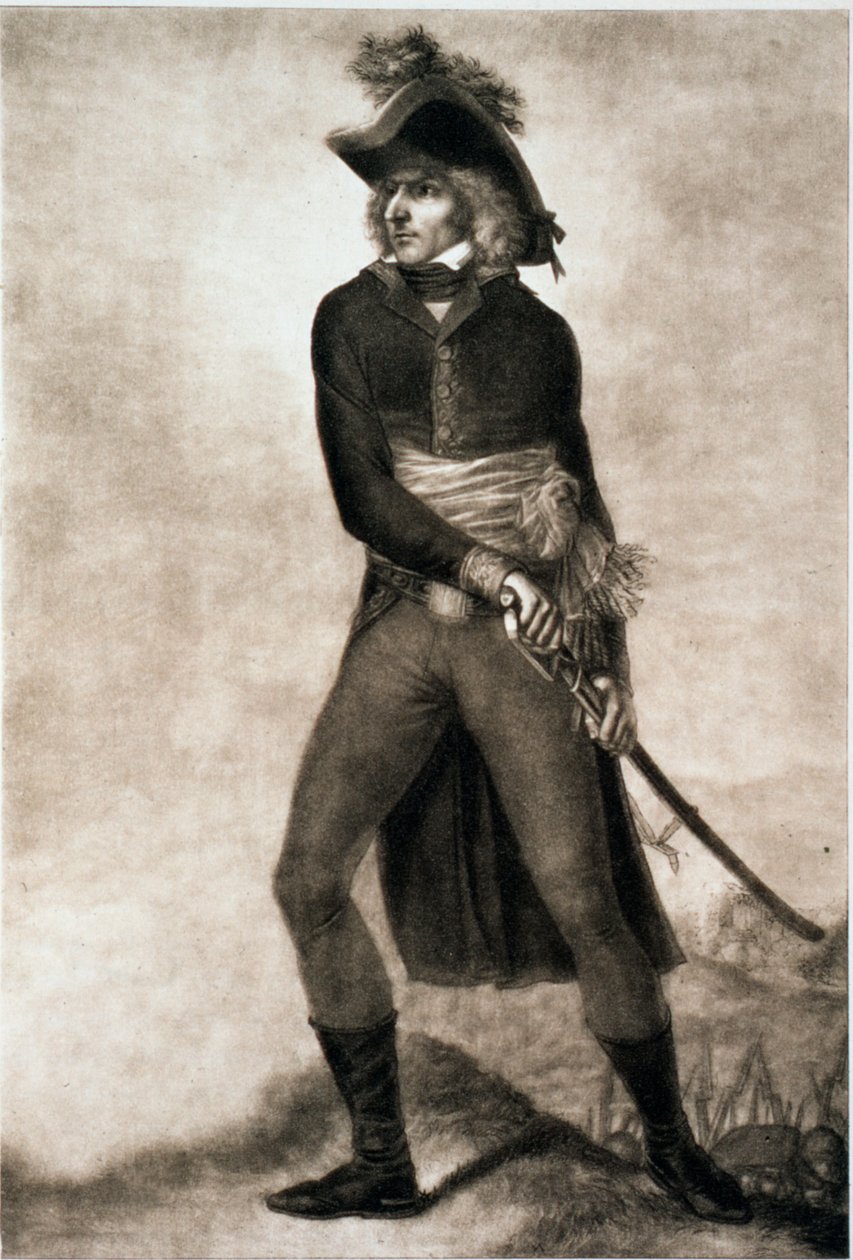 स्वीडन के कार्ल XIV जोहान, जब वे फ्रांस के फील्ड मार्शल थे, c1804-c1810 द्वारा पीएम मिक्स