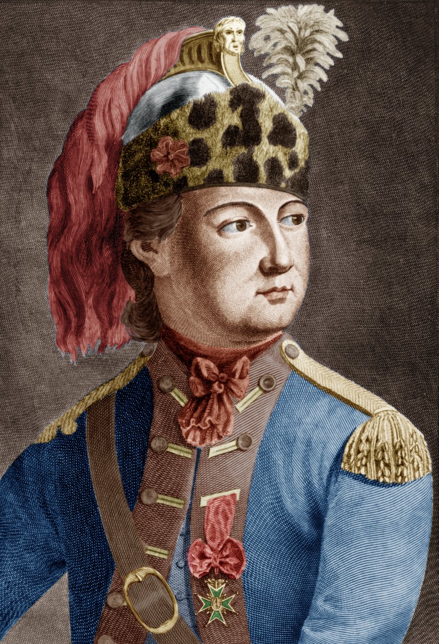 नाइट ऑफ ईऑन (1728-1810), राजा के लिए फ्रांसीसी गुप्त एजेंट, वह रंगीन दस्तावेजों को उकेरने के लिए क्रॉस-ड्रेस का इस्तेमाल करता था द्वारा फादर जीन बैप्टिस्ट ब्रैडेल