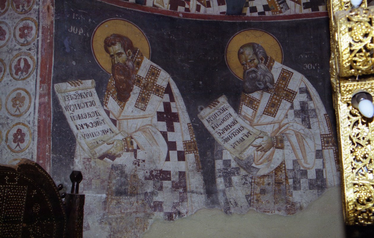 Theotokos के चर्च में Frescos द्वारा चित्रकार माइकल एफिचियस