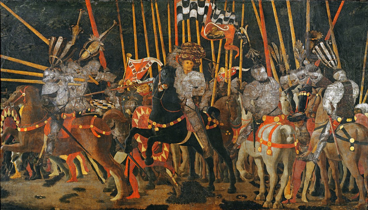 1432 में सैन रोमानो की लड़ाई, c.1456 द्वारा पाओलो उकेलो
