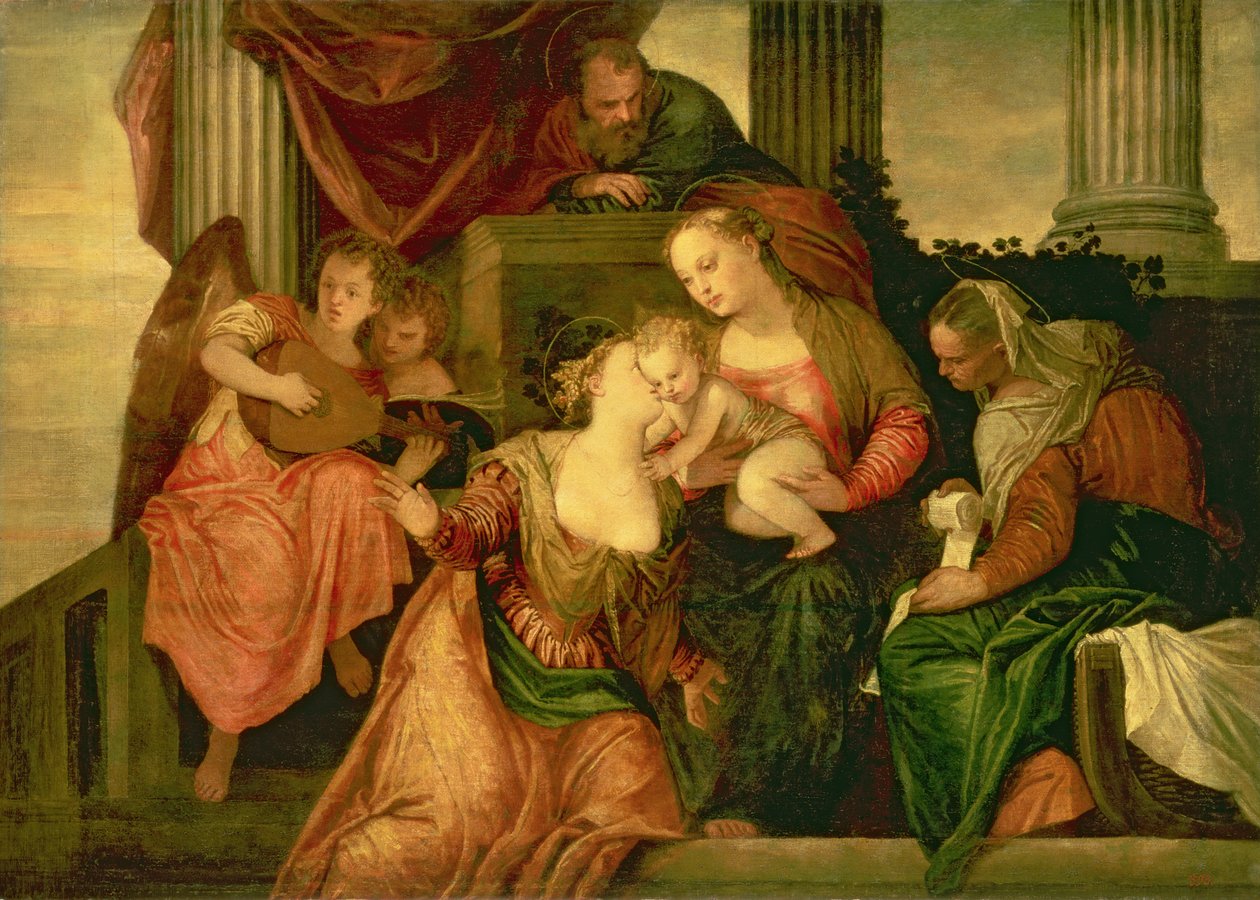 सेंट कैथरीन के रहस्यवादी विवाह, c.1548 द्वारा पाओलो वेरोनीज़