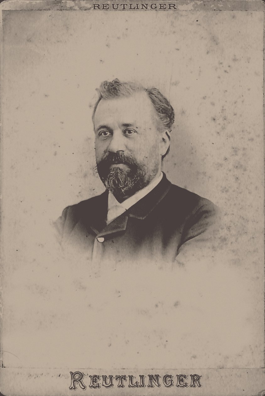 संगीतकार हेनरी मारेचल का पोर्ट्रेट 1842-1924, 1893। द्वारा पेरिस। फोटो स्टूडियो रूटलिंगर