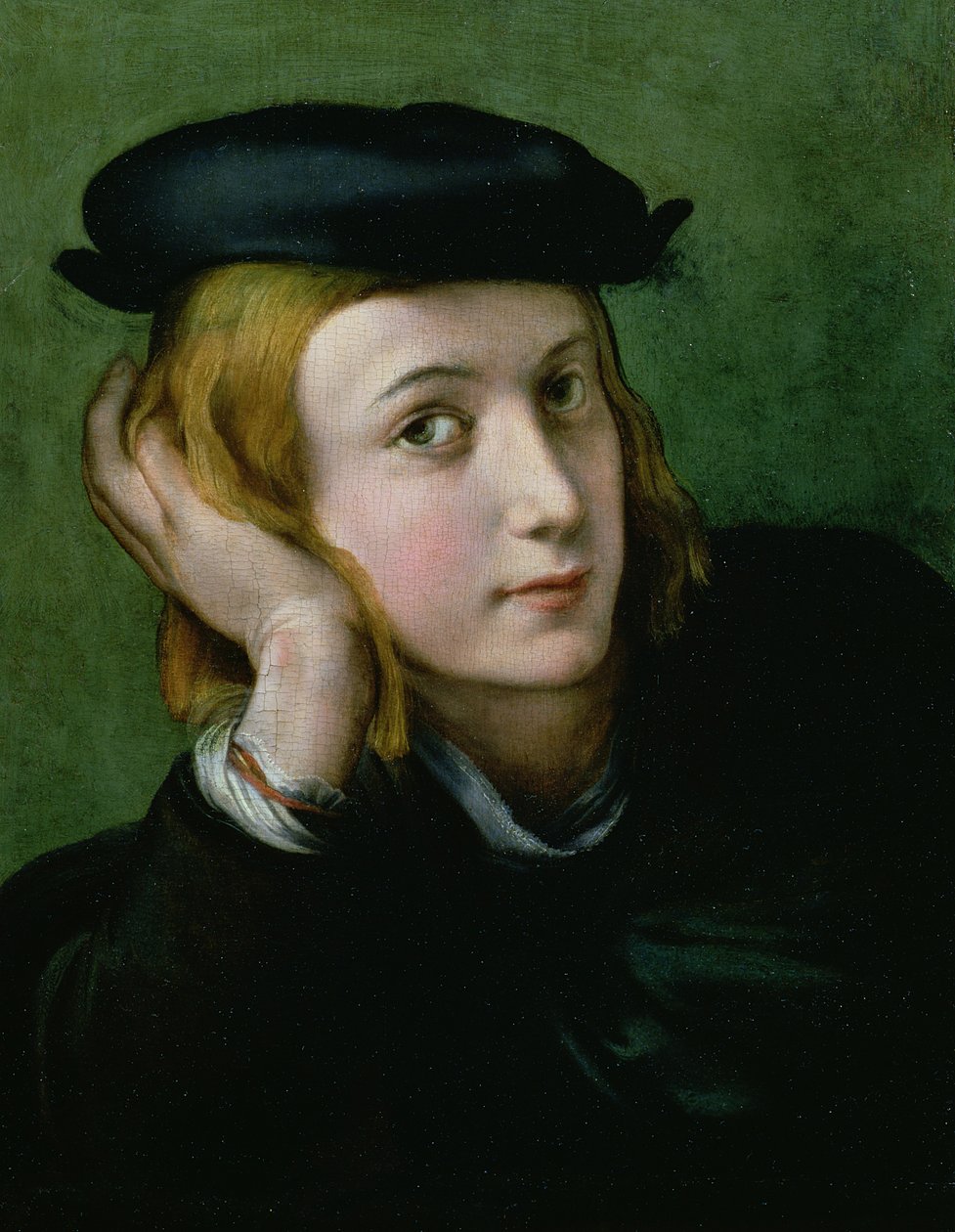 एक युवा आदमी का चित्रण द्वारा Parmigianino