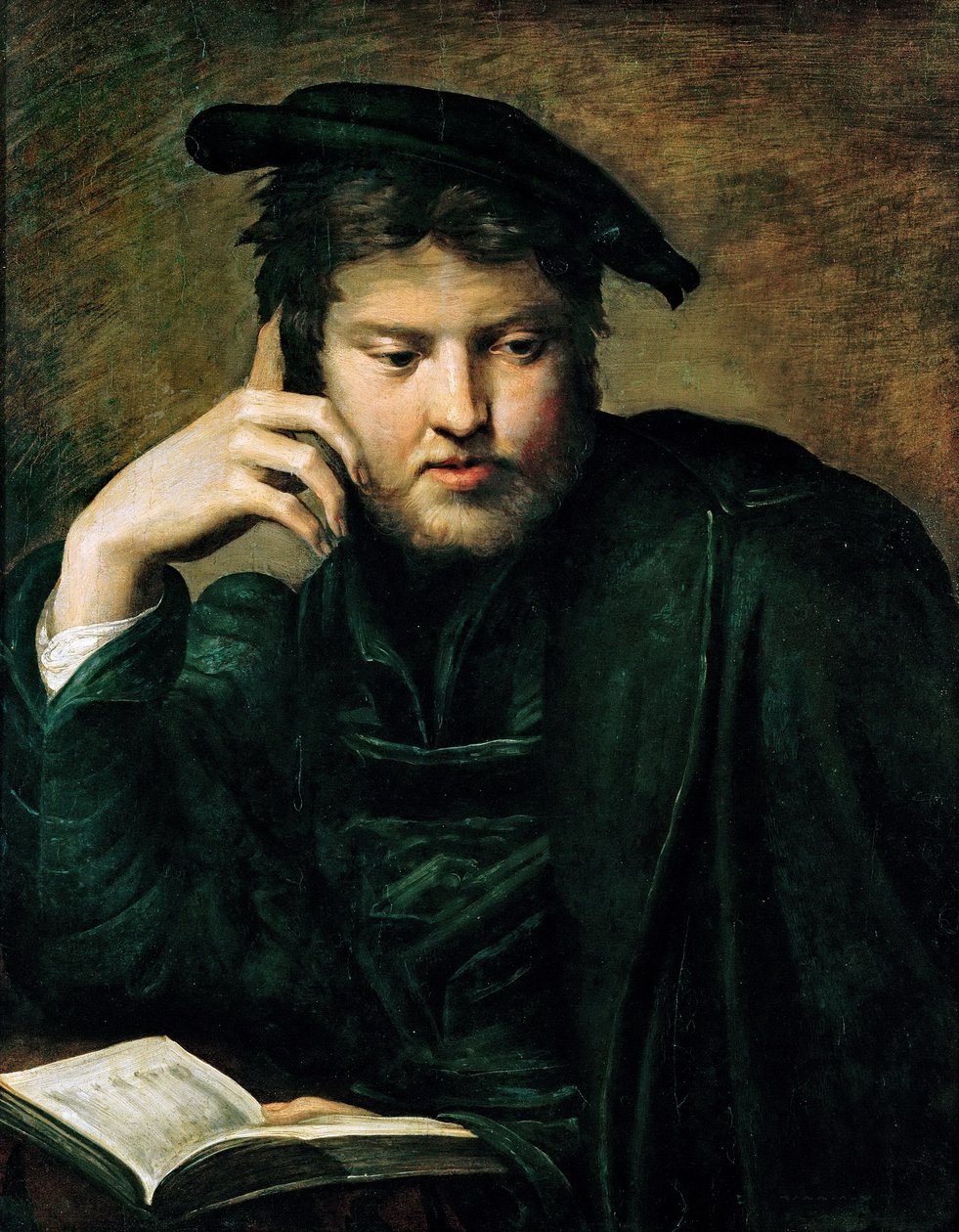 मैन विथ ए बुक द्वारा Parmigianino