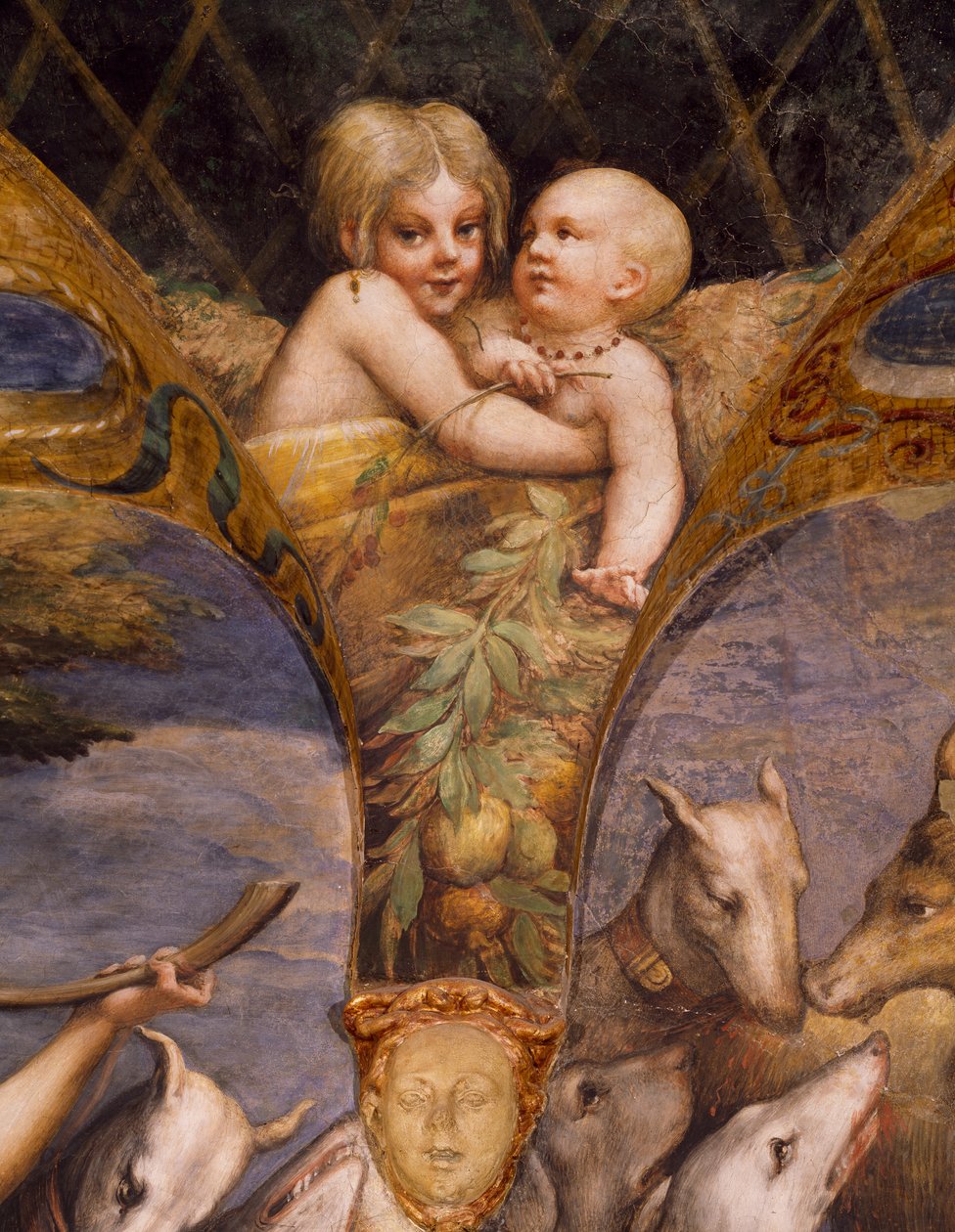 मिथ ऑफ डायना और एक्टन से विंगलेस एंजल्स, द्वारा Parmigianino