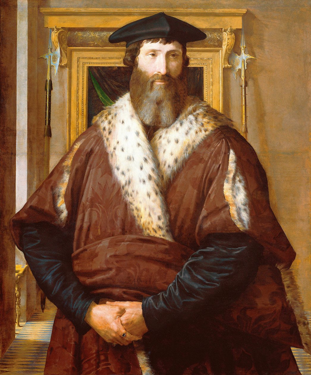 Malatesta Baglioni . का पोर्ट्रेट द्वारा Parmigianino