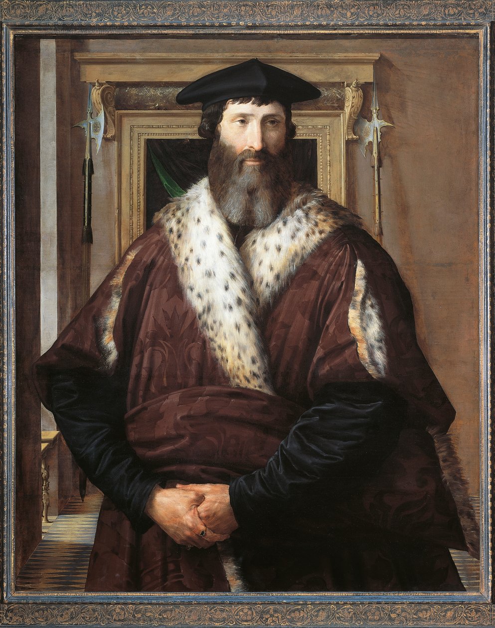 Malatesta Baglioni . का पोर्ट्रेट द्वारा Parmigianino