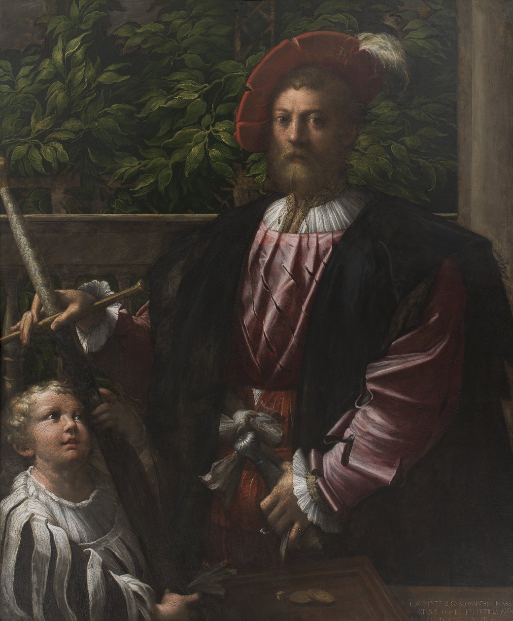 लोरेंजो साइबो का चित्रण द्वारा Parmigianino