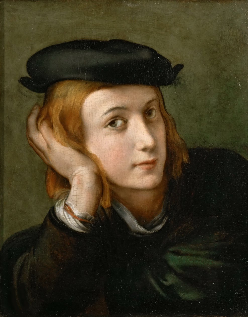 पोर्ट ऑफ़ ए बॉय, सीए 1524। द्वारा Parmigianino