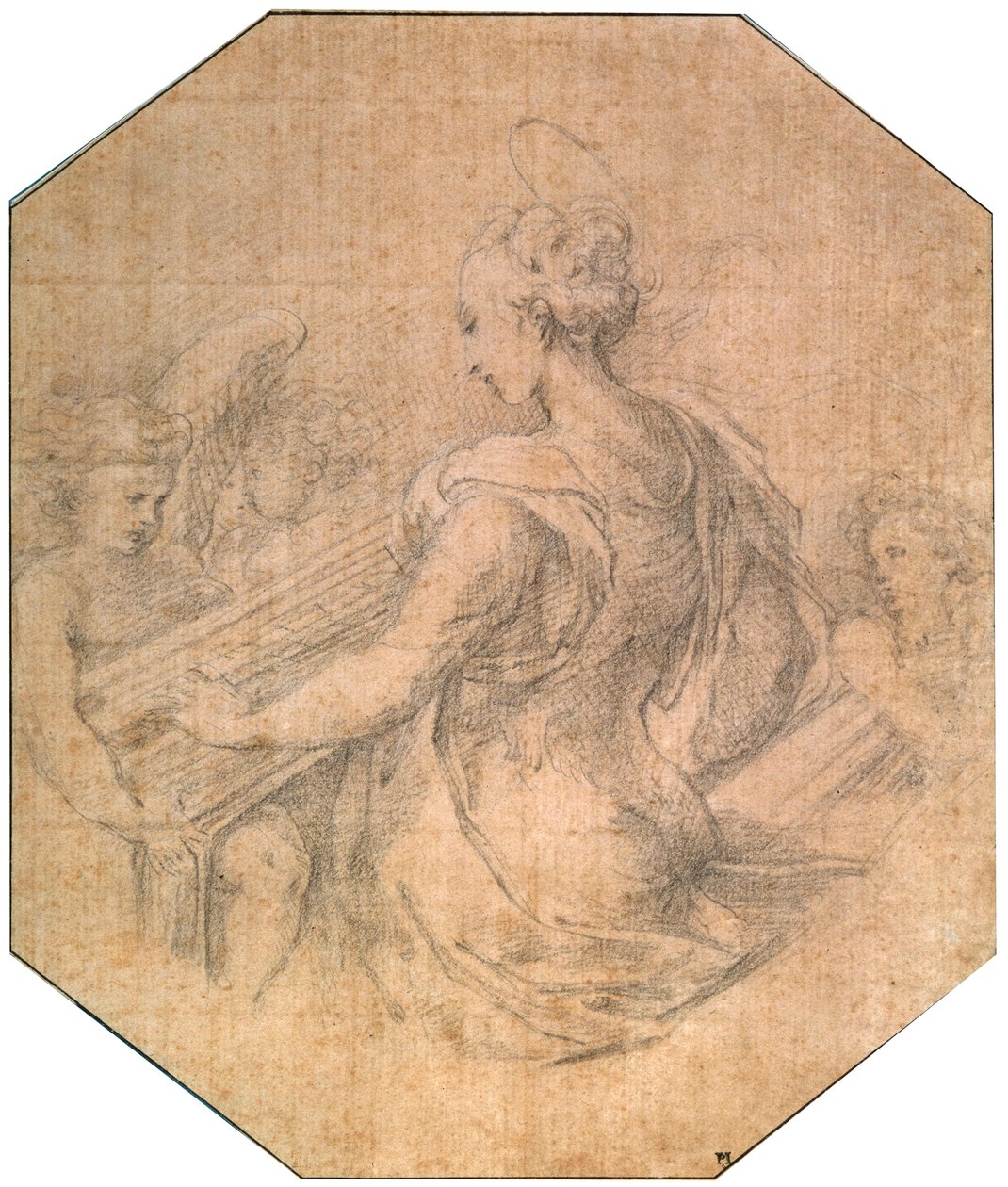 सेंट सेसिलिया, सी 1527-1530 द्वारा Parmigianino