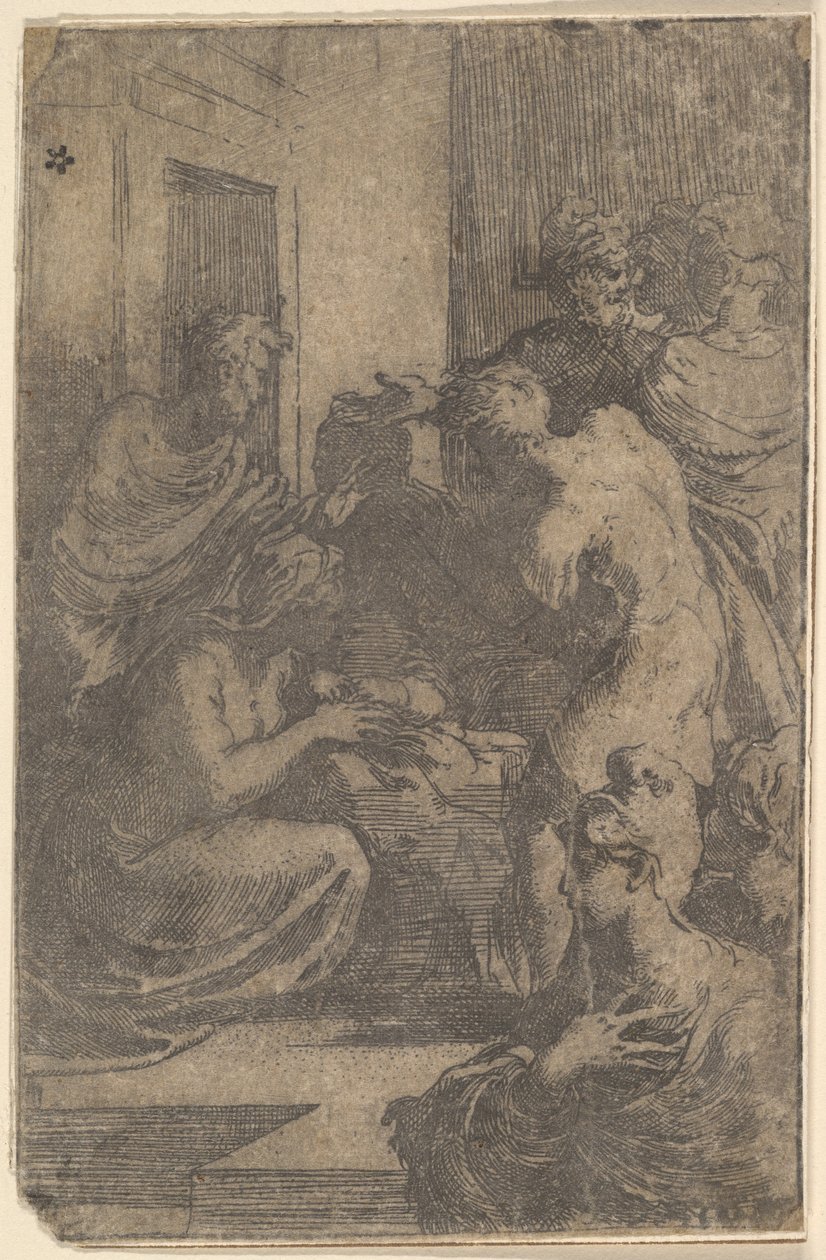 द नेटिविटी, सीए। 1527-30। द्वारा Parmigianino