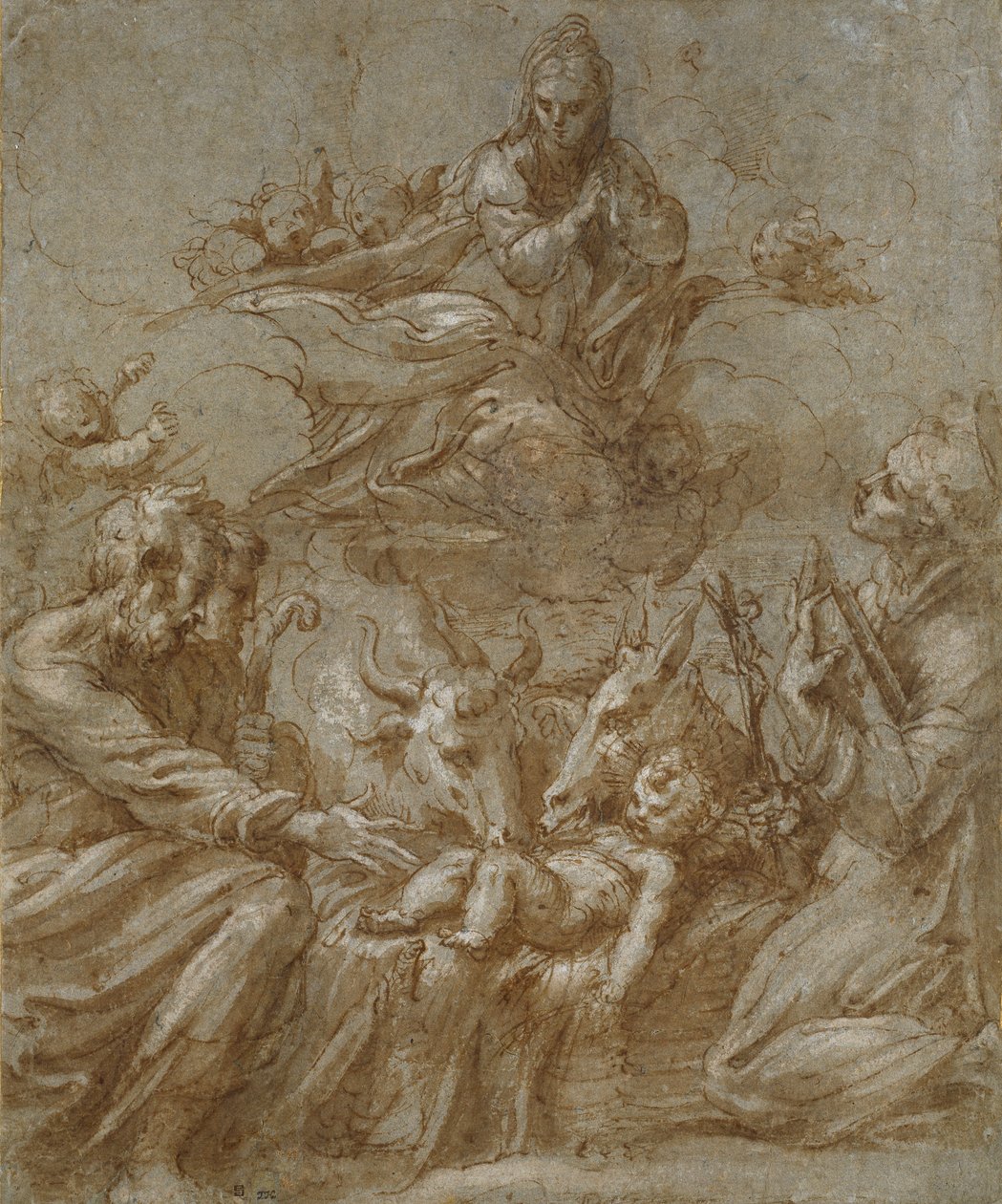मसीह का जन्म, c1520s द्वारा Parmigianino