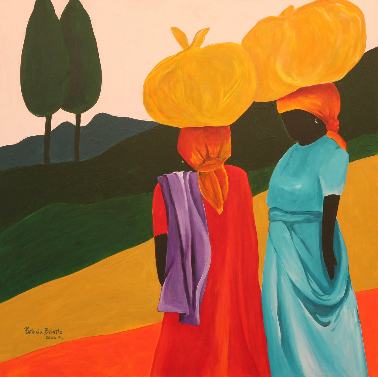 अनुकूल मुठभेड़, 2006 (कैनवास पर एक्रिलिक) द्वारा पेट्रीसिया Brintle