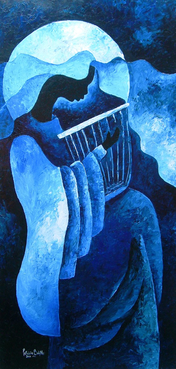 पवित्र माधुर्य, 2012 (लकड़ी पर एक्रिलिक) द्वारा पेट्रीसिया Brintle