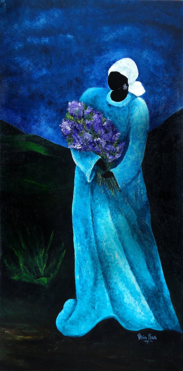 ला डेम एन बल्लू, 2009 (कैनवास पर एक्रिलिक) द्वारा पेट्रीसिया Brintle