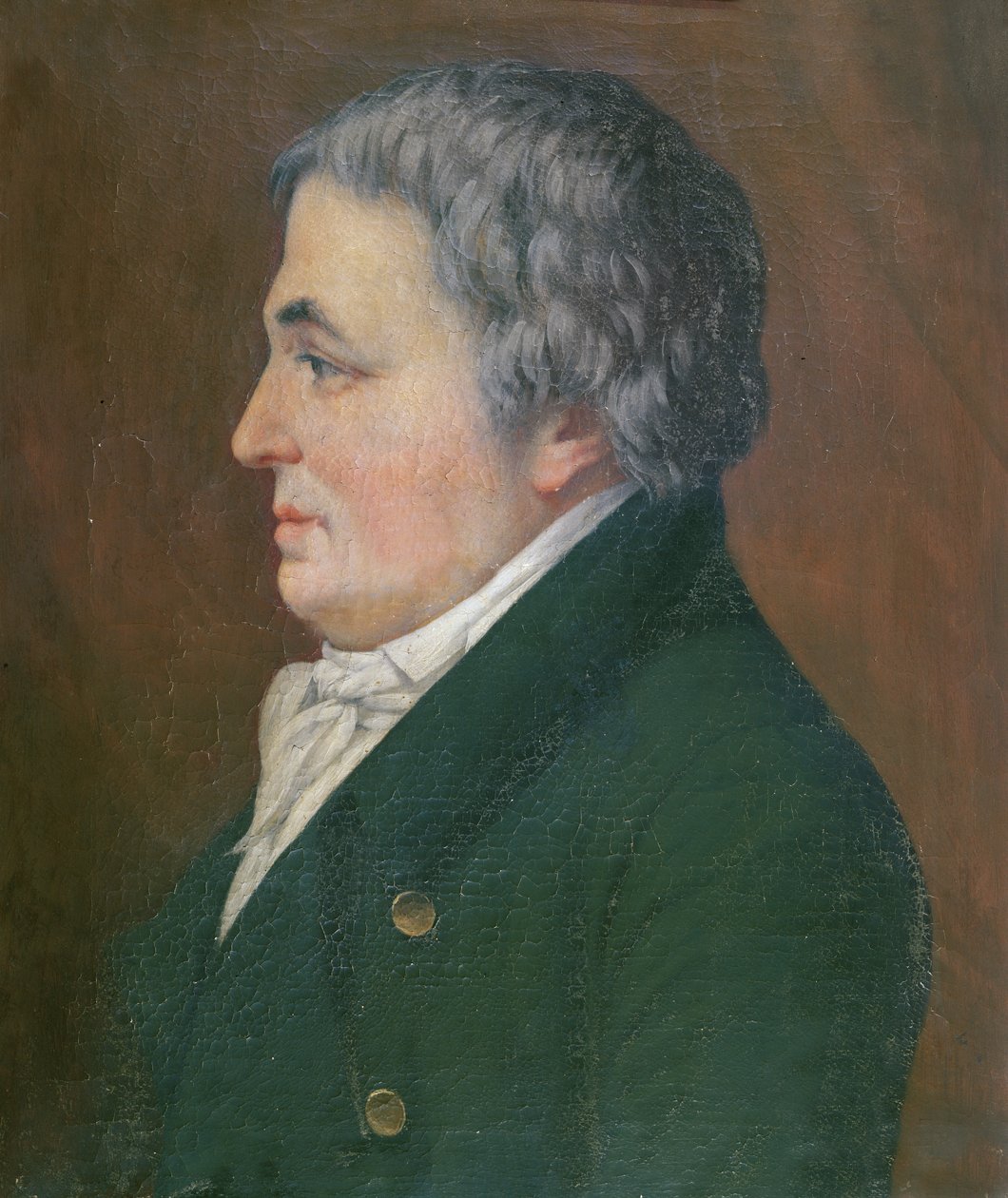 फ्रांज एंटन मेस्मर (1734-1815) की आयु 72 वर्ष, 1847 (कैनवास पर एनेस्टिक) द्वारा पॉल बढ़ई