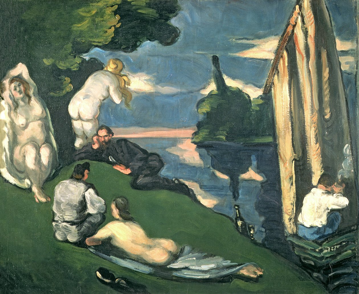 देहाती, या Idyll, 1870 द्वारा पॉल सेज़ेन
