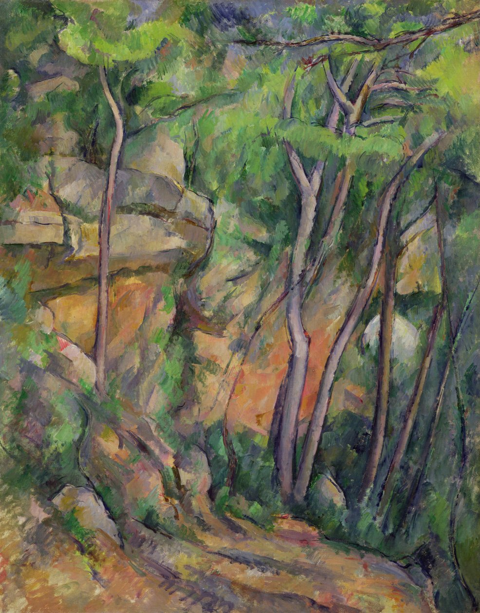 चेटो नूर के पार्क में, c.1896-99 द्वारा पॉल सेज़ेन