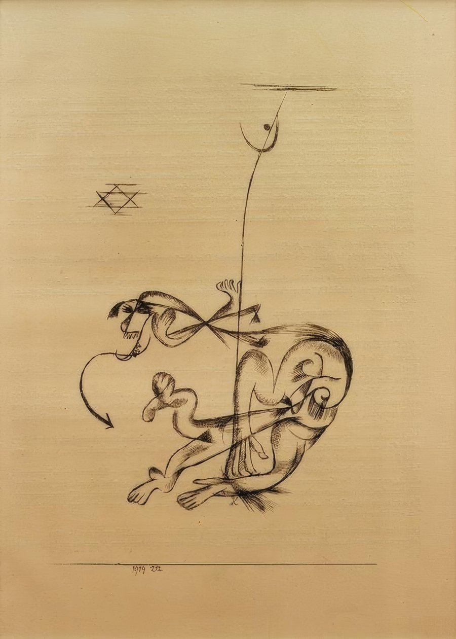 लिथो नाच 1914, 82 द्वारा पॉल क्ले