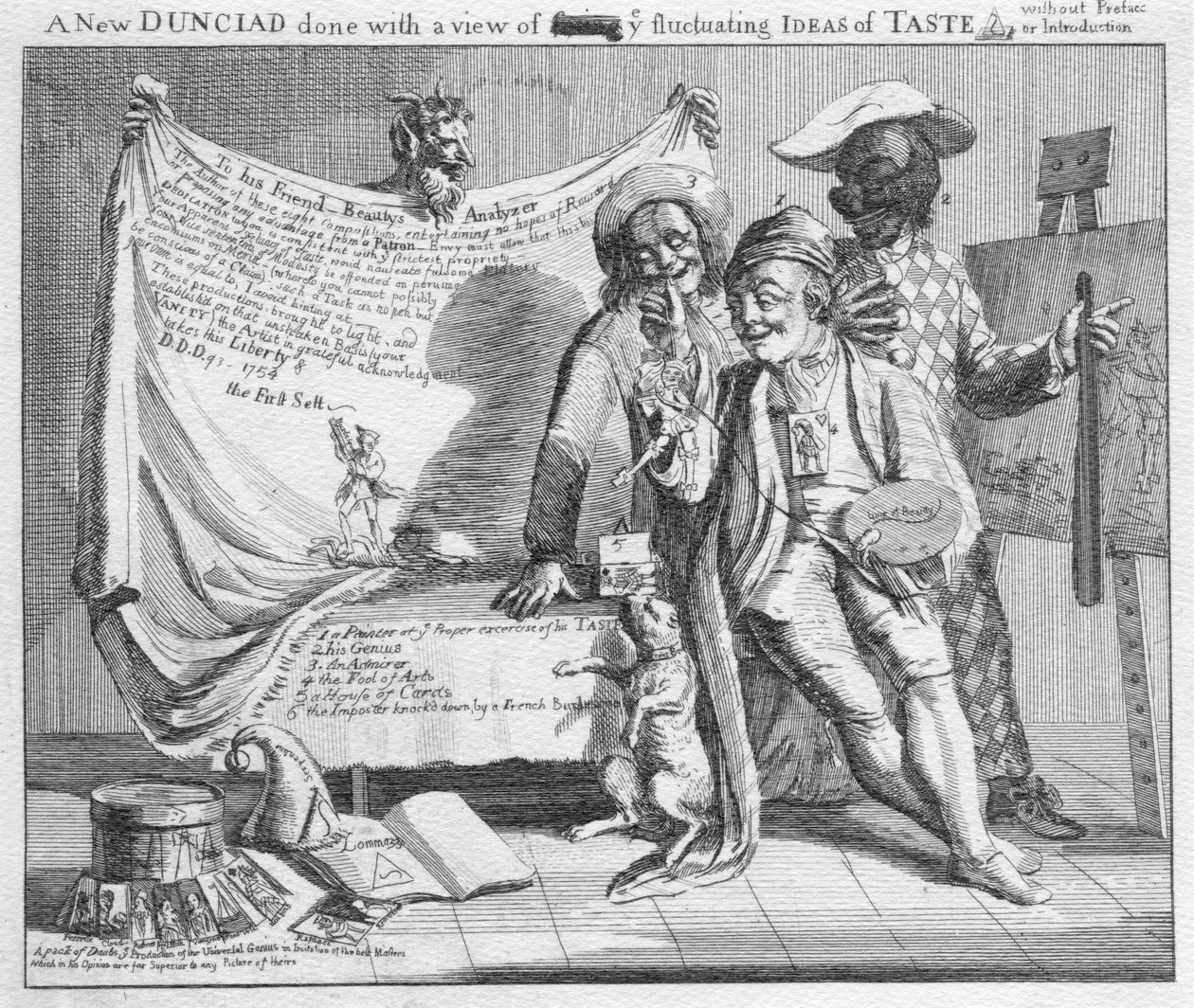 एक नया डंडैड बिना किसी प्रस्ताव या परिचय के, 1753 के स्वाद के उतार-चढ़ाव वाले विचारों को ठीक करने के उद्देश्य से किया गया द्वारा पॉल सैंडबी