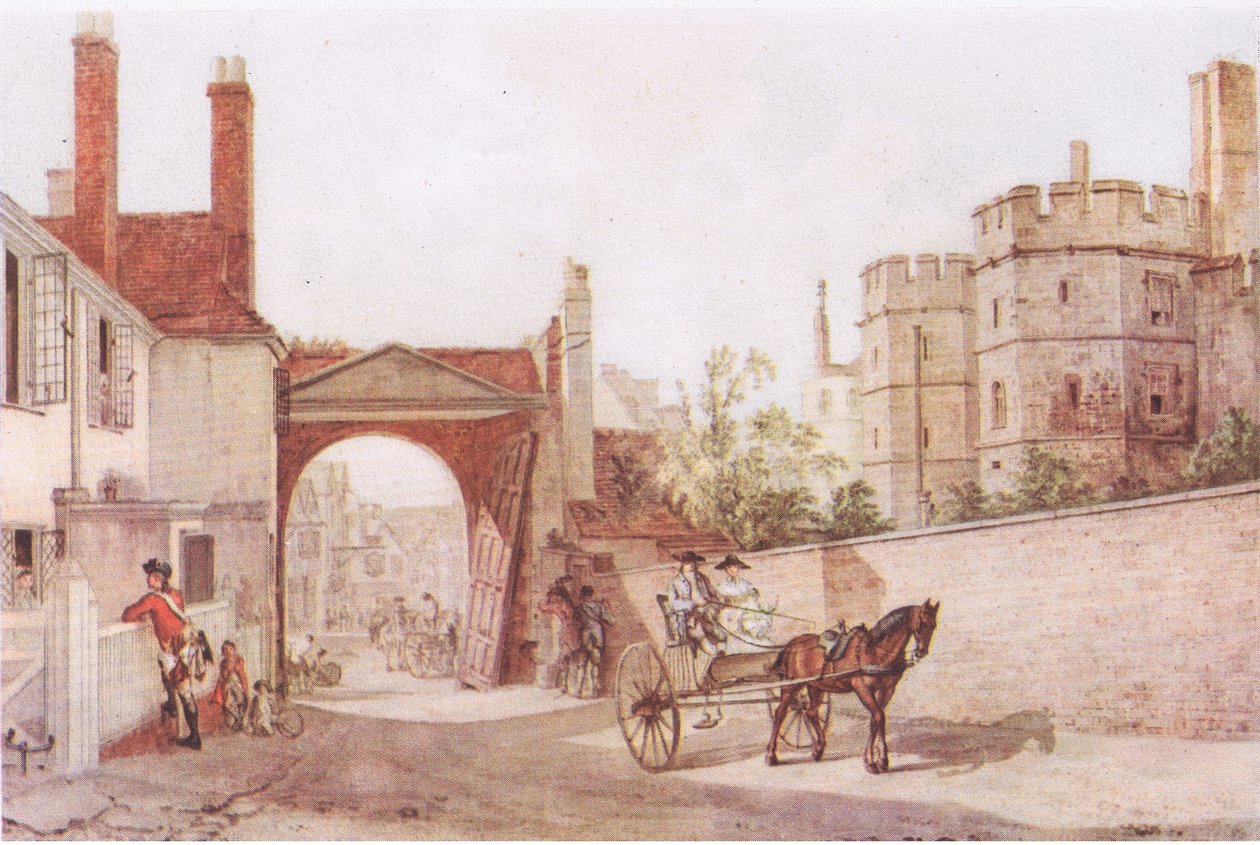 विंडसर में एक दृश्य c.1760 द्वारा पॉल सैंडबी