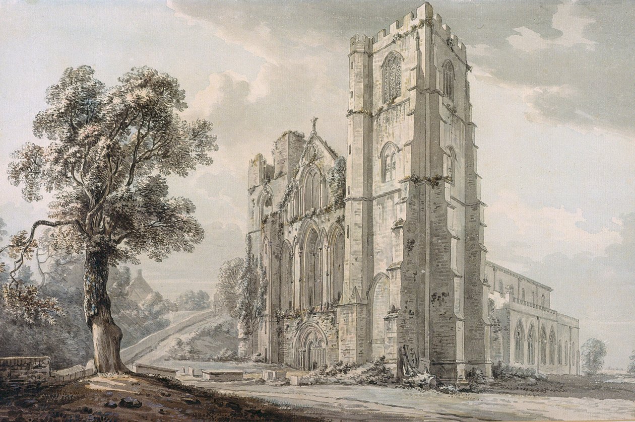 Llandaff Cathedral (जल रंग) द्वारा पॉल सैंडबी