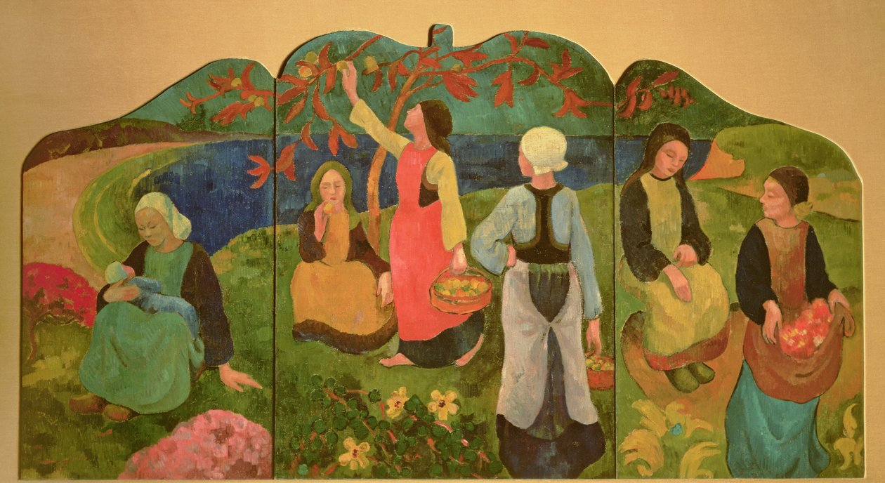 द पोंट एवेन ट्रप्टिक, 1892-93 (बोर्ड) द्वारा पॉल सेसरियस