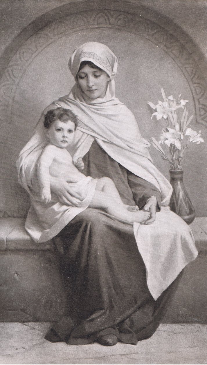 माँ और बच्चे, बिबिस वार्षिक, 1916-1917 द्वारा फ्रेडरिक पॉल थुमन