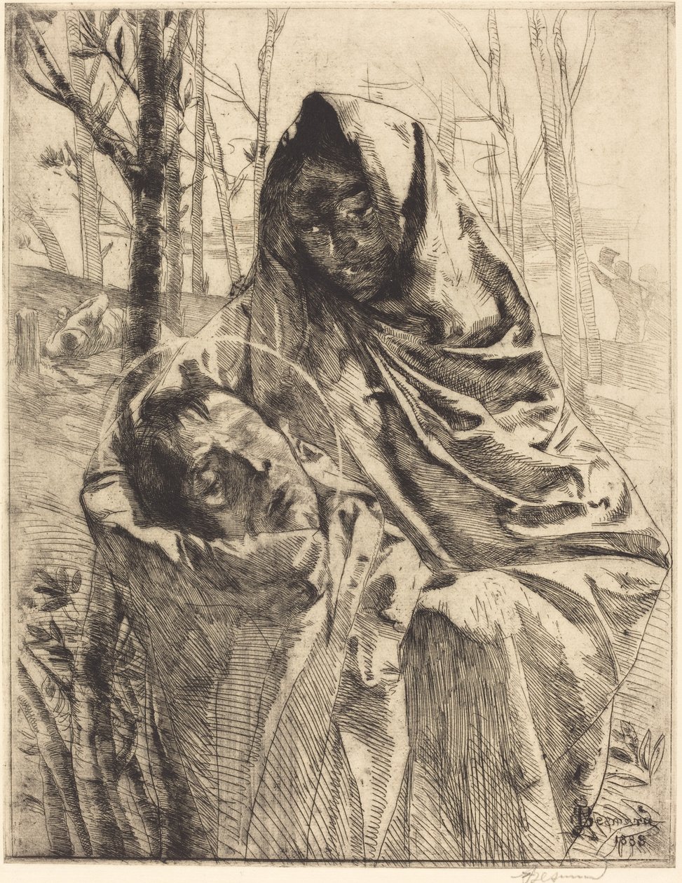 एक शहीद, 1883। द्वारा पॉल अल्बर्ट बेसनार्ड