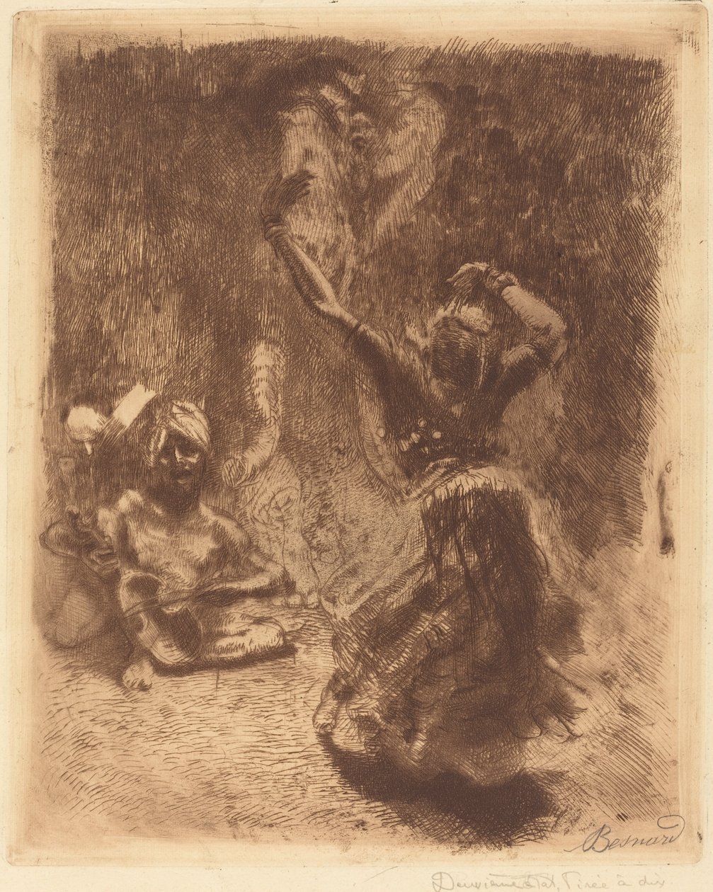 तंजौर ला बयाडेरे डी तंजौर का नर्तक, 1914। द्वारा पॉल अल्बर्ट बेसनार्ड