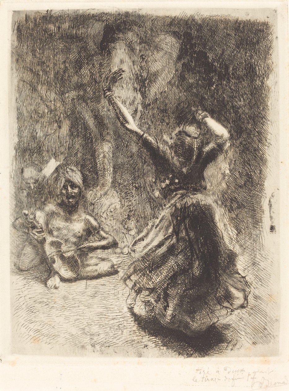 तंजौर ला बयाडेरे डी तंजौर का नर्तक, 1914। द्वारा पॉल अल्बर्ट बेसनार्ड