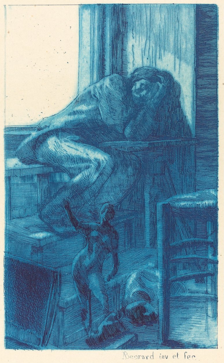 रोमन स्टूडियो एल'एटेलियर डी रोम, 1885। द्वारा पॉल अल्बर्ट बेसनार्ड