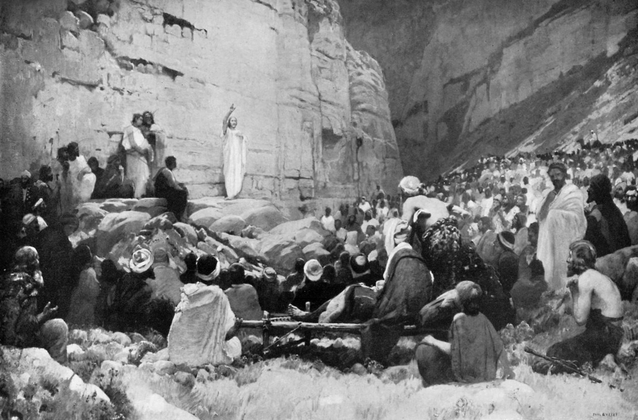 पर्वत पर उपदेश, 1926। द्वारा पॉल बफे